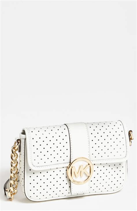 michael kors optic white|small white michael kors bag.